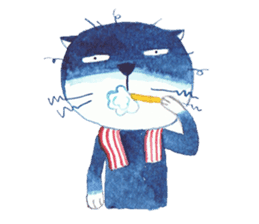 MUMU CAT & FISH sticker #2621897