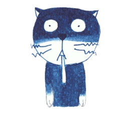MUMU CAT & FISH sticker #2621900