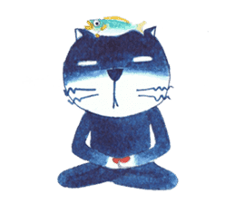MUMU CAT & FISH sticker #2621901