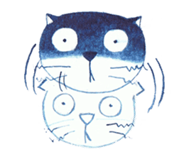 MUMU CAT & FISH sticker #2621904
