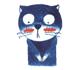 MUMU CAT & FISH sticker #2621905
