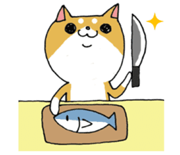 Shiba-ryman goes to the fishing sticker #2622087