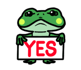 Frog Reply sticker #2622151