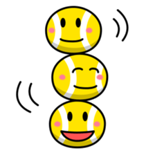 tennis ball sticker #2622369