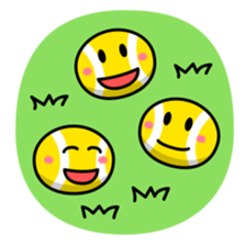 tennis ball sticker #2622377