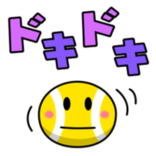 tennis ball sticker #2622403