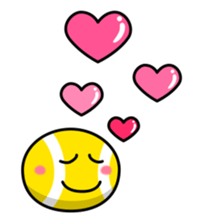 tennis ball sticker #2622407