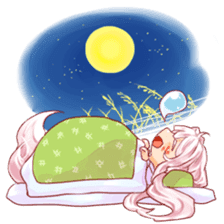 hyakko tan the fox girl sticker #2622778