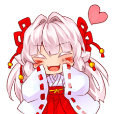 hyakko tan the fox girl sticker #2622779