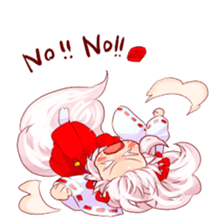 hyakko tan the fox girl sticker #2622789