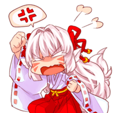 hyakko tan the fox girl sticker #2622794