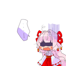 hyakko tan the fox girl sticker #2622799