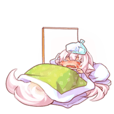 hyakko tan the fox girl sticker #2622806