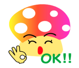 uncool mushrooms sticker #2622892