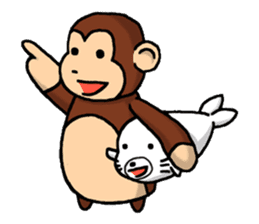 Nana-chan and Shiro-chan sticker #2623566