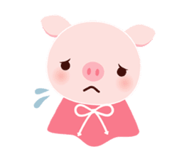 pink pig<MOKO> sticker #2623760