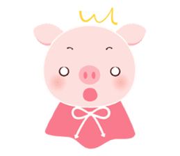 pink pig<MOKO> sticker #2623763