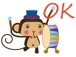 Saru Saru musica sticker #2624450