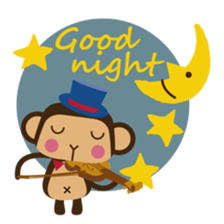 Saru Saru musica sticker #2624452