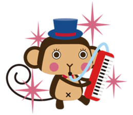 Saru Saru musica sticker #2624459