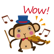 Saru Saru musica sticker #2624462
