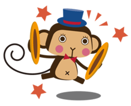 Saru Saru musica sticker #2624472