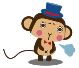 Saru Saru musica sticker #2624474