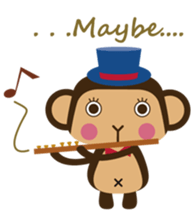 Saru Saru musica sticker #2624478