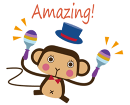 Saru Saru musica sticker #2624480