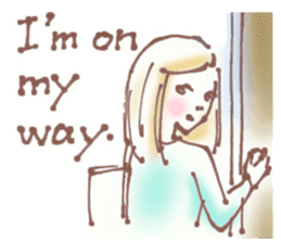 The ordinary girl. sticker #2625890