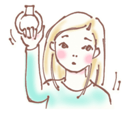 The ordinary girl. sticker #2625891