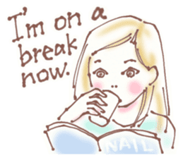 The ordinary girl. sticker #2625907