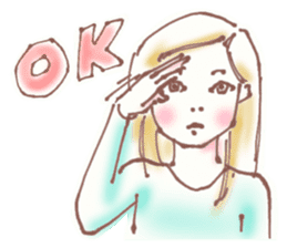 The ordinary girl. sticker #2625911