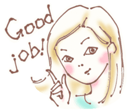 The ordinary girl. sticker #2625916