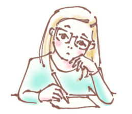 The ordinary girl. sticker #2625922