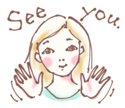 The ordinary girl. sticker #2625928