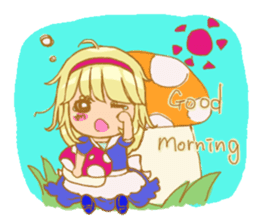 Daily life of the wonderland sticker #2626009