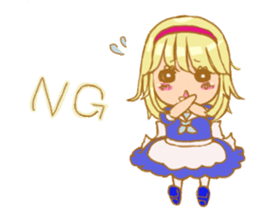 Daily life of the wonderland sticker #2626014