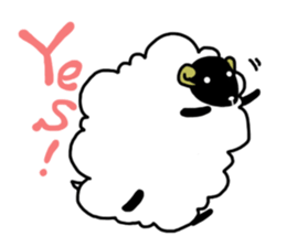 the fluffy sheep sticker #2626132