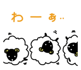 the fluffy sheep sticker #2626134