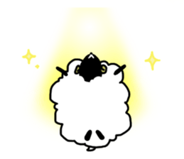 the fluffy sheep sticker #2626136