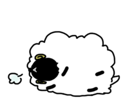 the fluffy sheep sticker #2626148