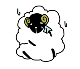 the fluffy sheep sticker #2626152