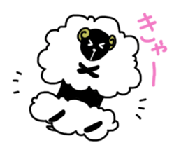 the fluffy sheep sticker #2626154