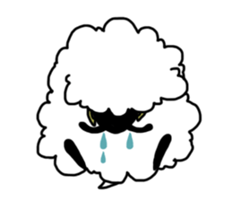the fluffy sheep sticker #2626161