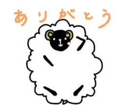 the fluffy sheep sticker #2626165