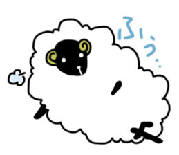 the fluffy sheep sticker #2626166