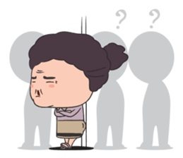 Aunt human (English version) sticker #2626251