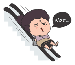 Aunt human (English version) sticker #2626252