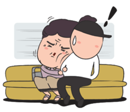 Aunt human (English version) sticker #2626255